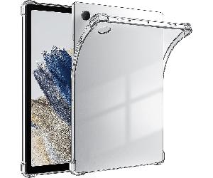 Étui de protection transparent, compatible avec Galaxy Tab/iPad/MatePad/Honor Pad/Tab/Redmi/Fire HD Pad/OPPO Pad/Realme Pad 2, doté d'un design anti-chute à coussin d'air avancé, d'un matériau flexibl