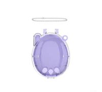 Étui de protection transparent pour Tamagotchi Connection fabriqué à partir de matériau PC léger avec cordon de support pratique (violet (C87))