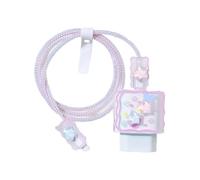 Étui de Protection Transparent Pratique for Chargeur avec Couvercle d'enrouleur de câble(Color-01)