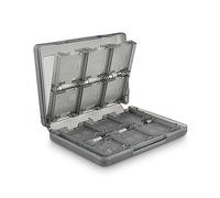 Étui de rangement 28 en 1 compatible avec Nintendo NEW 3DS/NEW 3DS XL/3DS/3DS XL/DSi/DSi XL/DS/NEW 2DS/NEW 2DS XL/2DS/2DS XL Boîte de rangement pour cartouches, étui de jeu 3DS, mémoire de jeu, Noir