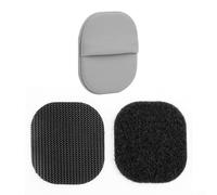 Étui de rangement adhésif de protection pour AirTag avec deux options de fixation et design compact et léger pour les voyages (noir gris)