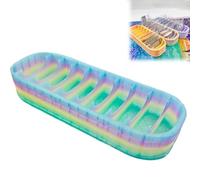 Étui de rangement avec 10 compartiments, plateau de peinture portable de 20,5 cm pour perceuses diamant et outils, support multi-compartiments pour perles artisanales, étui idéal pour les amateurs