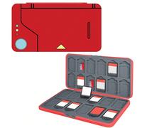 Étui de rangement avec 24 emplacements pour cartes de jeu et 24 emplacements pour cartes micro SD, compatible avec Switch, Switch Lite/OLED/NS Taille UniqueABS