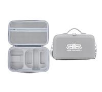 Étui de rangement avec bandoulière pour DJI Neo 2 - En polyuréthane - Compatible avec drone Neo 2, contrôleur RC-N3, câble de données, hub de charge, Gris avec motif, /