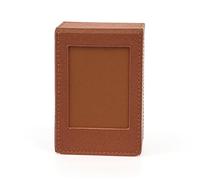 Étui de rangement compact pour photos compatible avec les appareils photo Fujifilm Instax Mini, peut contenir jusqu'à 50 photos avec poche extérieure pratique pour l'organisation quotidienne, noir