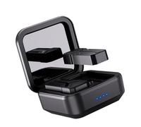 Étui de rangement de compact pour lunettes avec modules d ' alimentation magnétiques, lumières de batterie LED et coque ABS pour poche de voyage, étui de chargement de lunettes, modules de LED