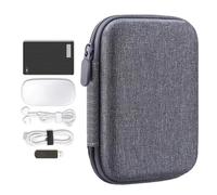 Étui de rangement de cordon de voyage - Portable avec compartiment à fermeture éclair, sac de rangement de câbles de données électroniques | pour adaptateur de batteries, chargeur d'écouteurs, voyage