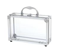 Étui de rangement de voyage avec loquet de maquillage pour collier et objets de valeur, claire, L