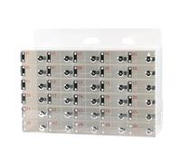 Étui de rangement en acrylique avec serrures de porte et clés - Idéal pour salle de classe, école, bureau - Téléphone portable (31,3 x 18,5 x 22,1 cm)