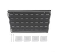 Étui de rangement en acrylique pour médiators de guitare conçu pour 36 ou 40 unités, résistant à la poussière, construction transparente avec intérieur superposé ordonné (325 x 215 x 22)