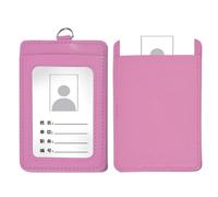 Étui de rangement en cuir synthétique pour cartes de bus, cartes d'identité, cartes de nom, pour réunions de bureau et d'affaires, D, One Size