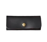 Étui de rangement en cuir synthétique pour médiators de guitares, Noir , Beauté de masse