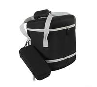 Étui de rangement en EVA, pour enceinte portable JBL-Partybox-Encore 2, sac de transport avec compartiment pour microphone, noir et orange, protection de voyage (noir gris)