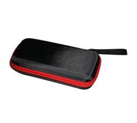 Étui de rangement en polyuréthane pour console rétro Pocket 6 avec écran et transparent pour pare-chocs en TPU, pochette de transport fine noire (A)