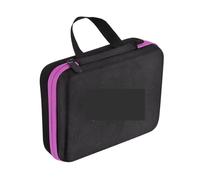 Étui de Rangement for huiles essentielles, 30 emplacements for flacons à Bille de 5 ML, 10 ML et 15 ML, organiseurs de Parfum Suspendus(Pink,5-10-15ML)