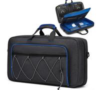 Étui de rangement multifonction pour contrôleur DJ compatible avec DDJ-FLX4 DDJ-400 DDJ-REV1, sac de rangement multifonction pour ordinateur portable de 15,6 pouces et équipement de musique, tissu