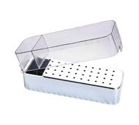 Étui de rangement multifonction pour manucure - 40 emplacements - Design léger - Pour professionnels des ongles, artistes, utilisateurs à domicile, accessoires - Porte-foret à ongles