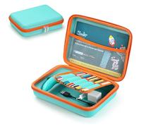 Étui de rangement portable compatible avec 3Doodler Start+ Essentials (2024), sac de transport pour stylo d'impression 3D, recharges, adaptateur secteur, câble et accessoires, vert
