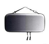 Étui de rangement portable en EVA pour console Nintendo Switch 2 avec protection antichoc et design à double compartiment organisé (noir et blanc)