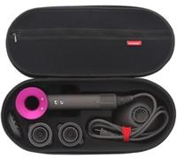 Étui de rangement portable étanche pour sèche-cheveux Dyson, sèche-cheveux à main et accessoires (coque uniquement) (noir)