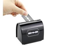 Étui de rangement portable pour rasoir de sécurité, banque d'accessoires de rasoir de sécurité, accessoires de rasoir de sécurité, étui d'élimination des accessoires de rasoir de sécurité à double