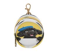 Étui de rangement portable pour tétine de bébé garçon - Accessoires de voyage - Motif chien en peluche - Noir
