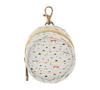 Étui de rangement portable pour tétine Motif lapins et étoiles