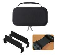 Étui de rangement pour adaptateur de manette compatible avec GameSir G8+, coque rigide et clip de montage pour jeu (noir)
