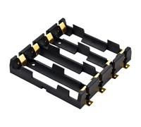Étui de rangement pour batteries 18650 à libération rapide 1 à 4 cellules pour projets électroniques avec phosphore contacts bronze
