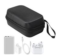 Étui de rangement pour câbles de voyage - Pochette de rangement étanche en EVA 16 x 10 x 6 cm | Support accessoires électroniques, protection de coque rigide à fermeture éclair, poignée de transpor