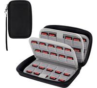 Étui De Rangement Pour Cartes De Jeux Pour Nintendo Switch Boite Pour Carte De Jeux Anti-Rayures Avec 80 Emplacements Pour Carte De Jeu 20 X 12,5 X 5,5 Cm