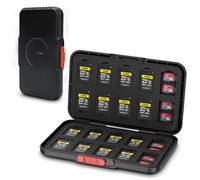 Étui de rangement pour cartes mémoire CFexpress de type A, 60 emplacements pour 20 cartes CFexpress de type A et 40 cartes micro SD SDXC SDHC TF MSD