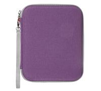 Étui de rangement pour cartes Yoto, 80 poches à fermeture éclair, organiseur de rangement avec pochettes pour cartes Yoto Player (violet, 80 poches)