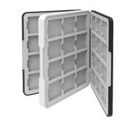 Étui de rangement pour cartouches de jeu portables avec fermeture magnétique, corps à coque rigide et emplacements pour cartes doublés en silicone pour le transport, étui pour cartes de jeu portables,