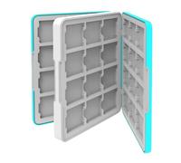 Étui de rangement pour cartouches de jeu portables avec fermeture magnétique, corps à coque rigide et emplacements pour cartes doublés en silicone pour le transport, étui pour cartes de jeu portables,