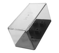 Étui de Rangement pour Cellule Vinyle, Acrylique, 6 Emplacements | Boîte Transparente 20x10,2x10cm, Protection Anti-poussière, pour Cartouches de Platine Vinyle
