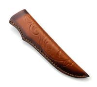 Étui de rangement pour couteau droit en cuir de vache, 1 pièce