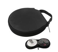 Étui De Rangement Pour DVD - Capacité De 20 Disques, Coque Rigide | Portefeuille Organisateur De DVD, Support De Protection Solide, Rangement De Divertissement À Domicile, Sac De Salon, Organisateur D