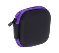 Étui de Rangement pour Écouteurs Fermeture Éclair Lisse en Eva et Tissu, Construction Solide, Design Coloré pour Voyage et Vie Quotidienne, Boîte Compacte pour Couleur
