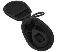 Étui de Rangement pour Écouteurs, Pochette de Voyage EVA Noire | Fermeture Zippée, Accès Facile, Style Minimaliste Moderne, pour Déplacements, Bureau, Photographes