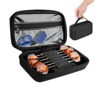 Étui de rangement pour fléchettes en acier - Étui pour plusieurs fléchettes - Étui de protection de grande capacité - Sac de rangement pour fléchettes - Support de rangement polyvalent - Organisateur