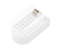 Étui de rangement pour forets à ongles - Organiseur portable avec 30 coups et deux pinceaux, support de protection stable anti-éclaboussures pour accessoires de perçage des ongles - Boîte de soin