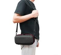 Étui de rangement pour haut-parleur JBL Charge 6 et Marshall Middleton 2 avec coque rigide, maille respirante et double fermeture éclair pour un rangement sécurisé et accessible