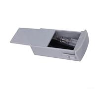Étui de rangement pour hélices Potensic Atom 3 - Résistant aux chocs - Résistant à la poussière - Organiseur de protection léger - Matériel de voyage - Matériau ABS - Gris et noir - 4,2 x 2,5 x 8,8 cm