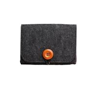 Étui de rangement pour huiles essentielles, sac de transport décontracté pour diverses occasions, gris foncé, Beauté de masse