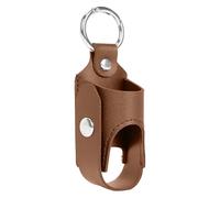 Étui de rangement pour inhalateur - Pochette de rangement pour inhalateur porte-clés, support d'espacement avec clip en métal | Étui de protection léger en cuir synthétique pour les voyages, l'asthme