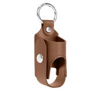 Étui de rangement pour inhalateurs : sac de rangement d'espacement prêt à voyager, élégant porte-médicaments PU | Design sûr de soutien-gorge en métal, sac de poche pour l'école, Marron, Consulte la