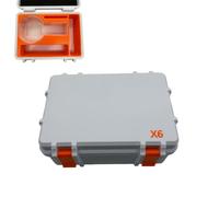 Étui de Rangement pour Insta360 X6 Organisateur TPU Antichoc,Gris Clair A | Intérieur Cloisonné, Mousse Protectrice, Fermeture Sécurisée, Usage Quotidien, Escapades, Tournage, Aventuriers, Passionnés