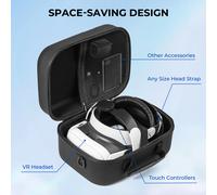 Étui de rangement pour lunettes Meta Quest 3 VR, sac à dos à bandoulière simple oblique, bandeau bobovr, sac de protection, accessoires VR storage bag