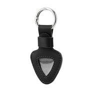 Étui de rangement pour médiators de guitare en polyuréthane avec fermeture magnétique, pochette portable compacte pour 1 à 5 médiators, sac d'accessoires pour musiciens, Noir , Unisexe